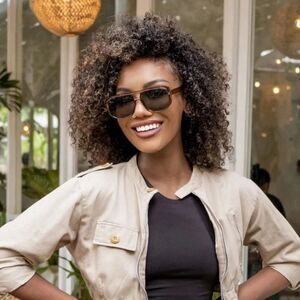 New In Box SOJOS Brown Tortoise Retro Aviator Sunglasses‎